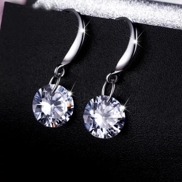 New Luxury 925 Sterling Silver Earrings - Picture 3 of 7